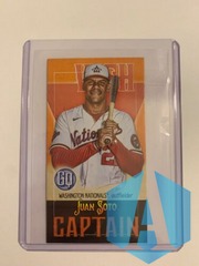 2021 Topps GQ Juan Soto #CM-JS Captain Mini Nationals